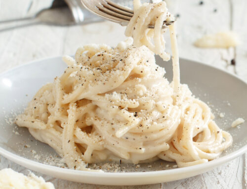 Rezeptidee: Pasta Cacio e Pepe mit Pecorino