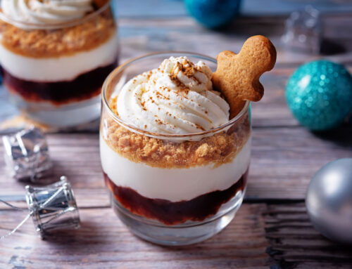 Winterliche Molkereiprodukte